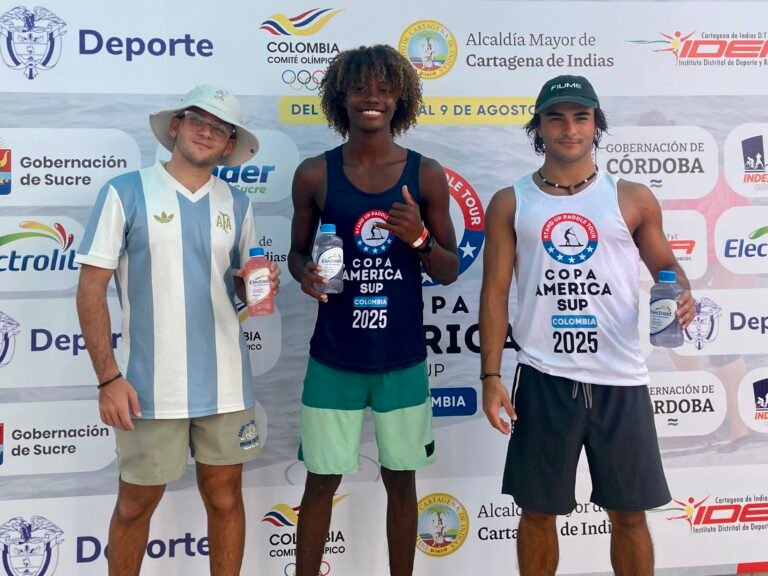 Colombia: San Bernardo del Viento vibró con los Sprints de la Copa América de SUP
