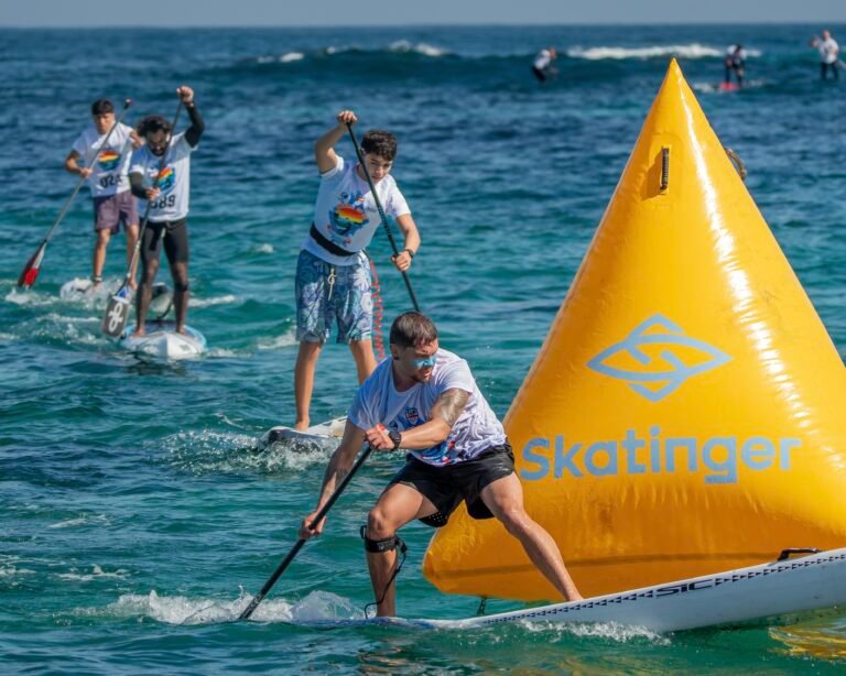 Dominio local en Papagayo SUP Race: Quinteranos conquistan la primera jornada de la 2ª Fecha Nacional Chilena de SUP Race