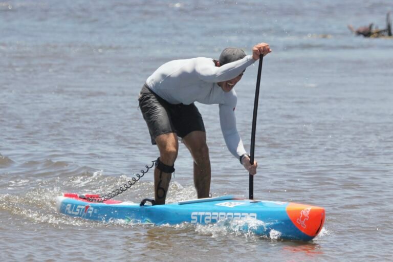 Todo por definirse en la última carrera del SUP Race en los Panamericanos de Surf Guatemala 2025